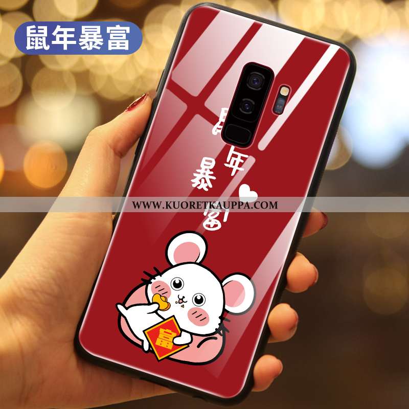 Kuori Samsung Galaxy S9+, Kuoret Samsung Galaxy S9+, Kotelo Samsung Galaxy S9+ Lasi Luova Murtumaton