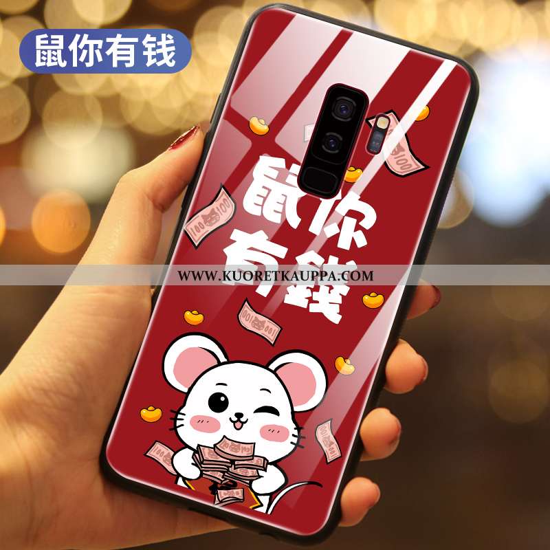 Kuori Samsung Galaxy S9+, Kuoret Samsung Galaxy S9+, Kotelo Samsung Galaxy S9+ Lasi Luova Murtumaton