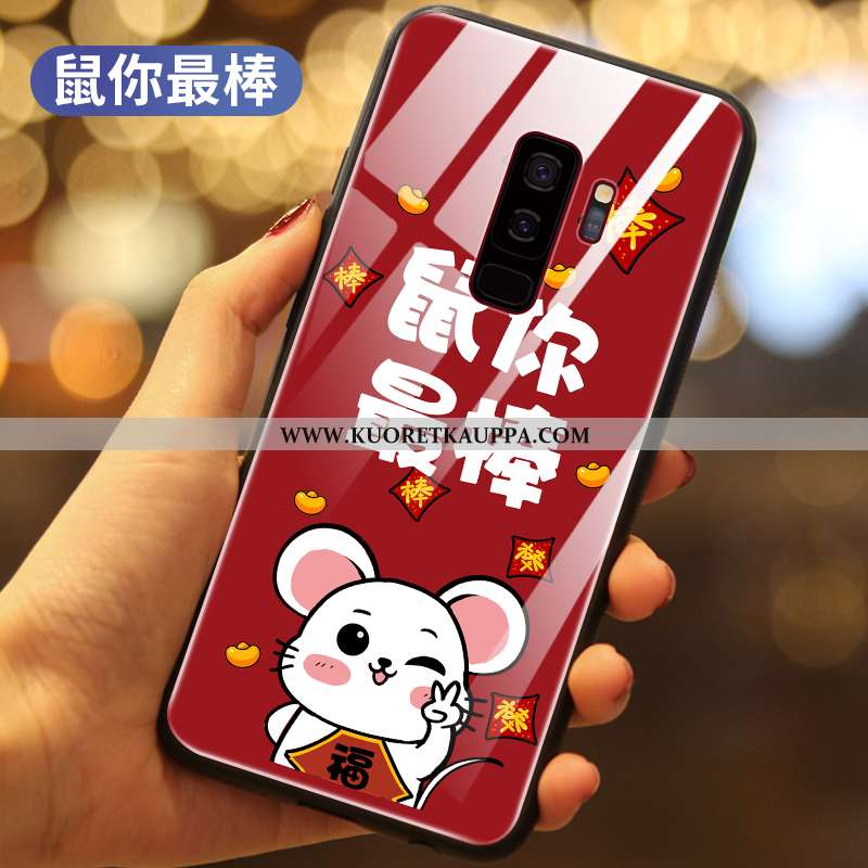 Kuori Samsung Galaxy S9+, Kuoret Samsung Galaxy S9+, Kotelo Samsung Galaxy S9+ Lasi Luova Murtumaton