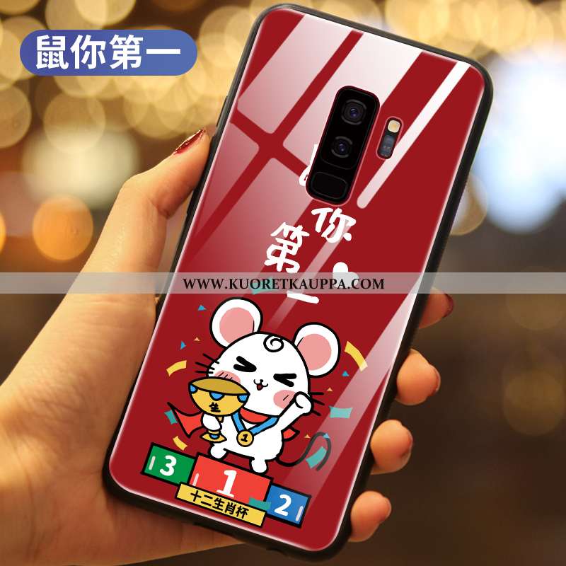 Kuori Samsung Galaxy S9+, Kuoret Samsung Galaxy S9+, Kotelo Samsung Galaxy S9+ Lasi Luova Murtumaton