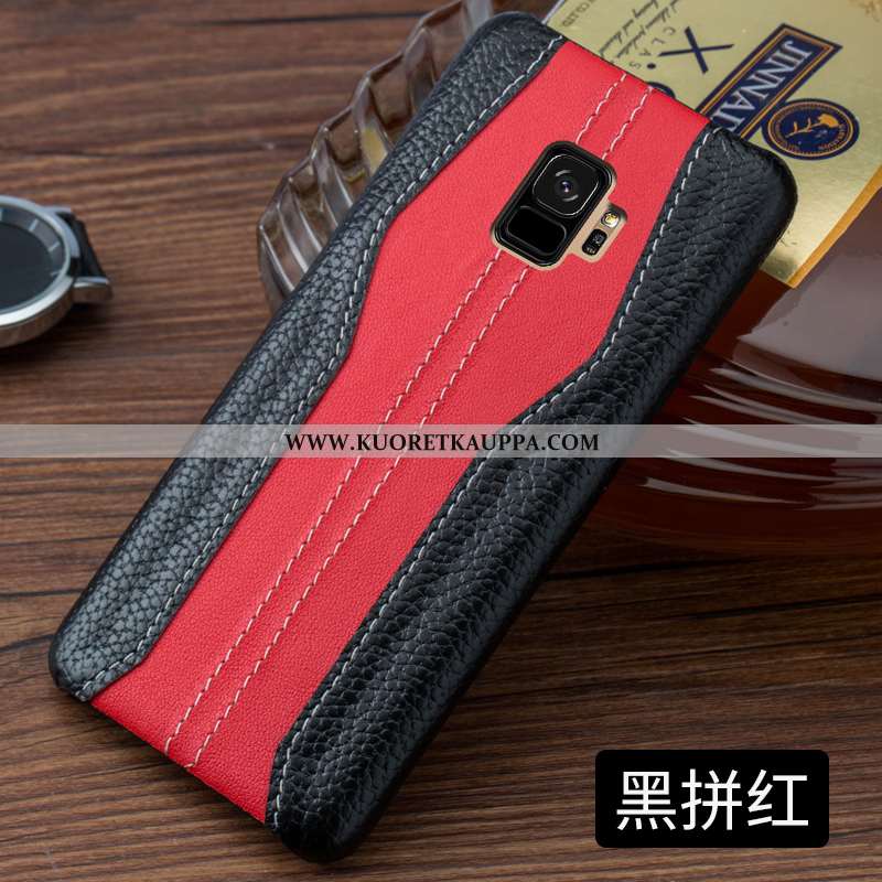 Kuori Samsung Galaxy S9, Kuoret Samsung Galaxy S9, Kotelo Samsung Galaxy S9 Luova Aito Nahka Persoon