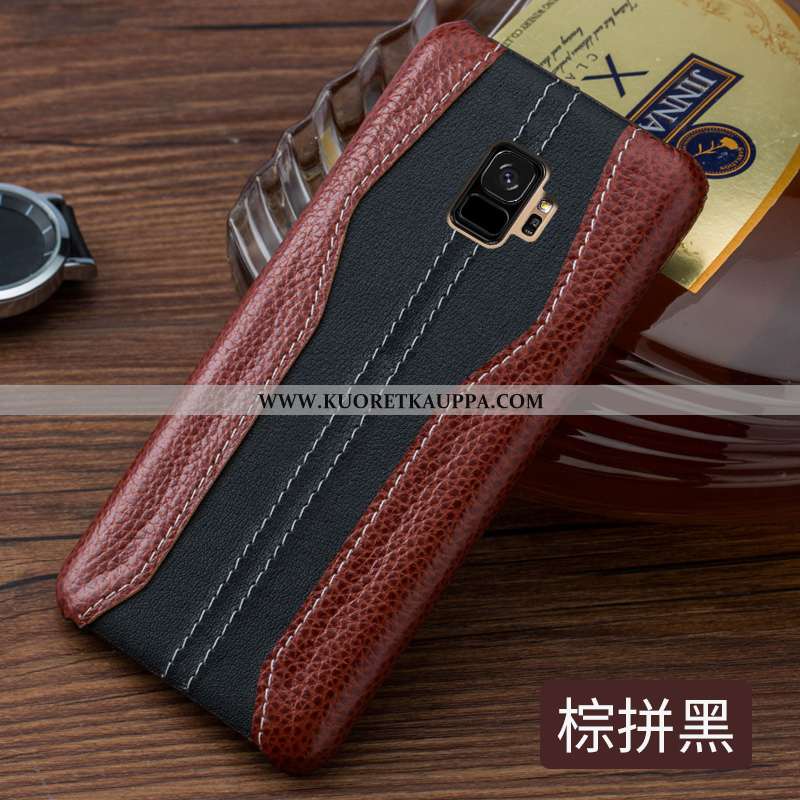 Kuori Samsung Galaxy S9, Kuoret Samsung Galaxy S9, Kotelo Samsung Galaxy S9 Luova Aito Nahka Persoon