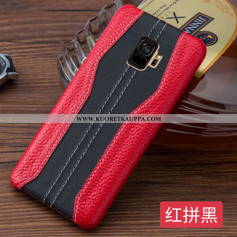 Kuori Samsung Galaxy S9, Kuoret Samsung Galaxy S9, Kotelo Samsung Galaxy S9 Luova Aito Nahka Persoon