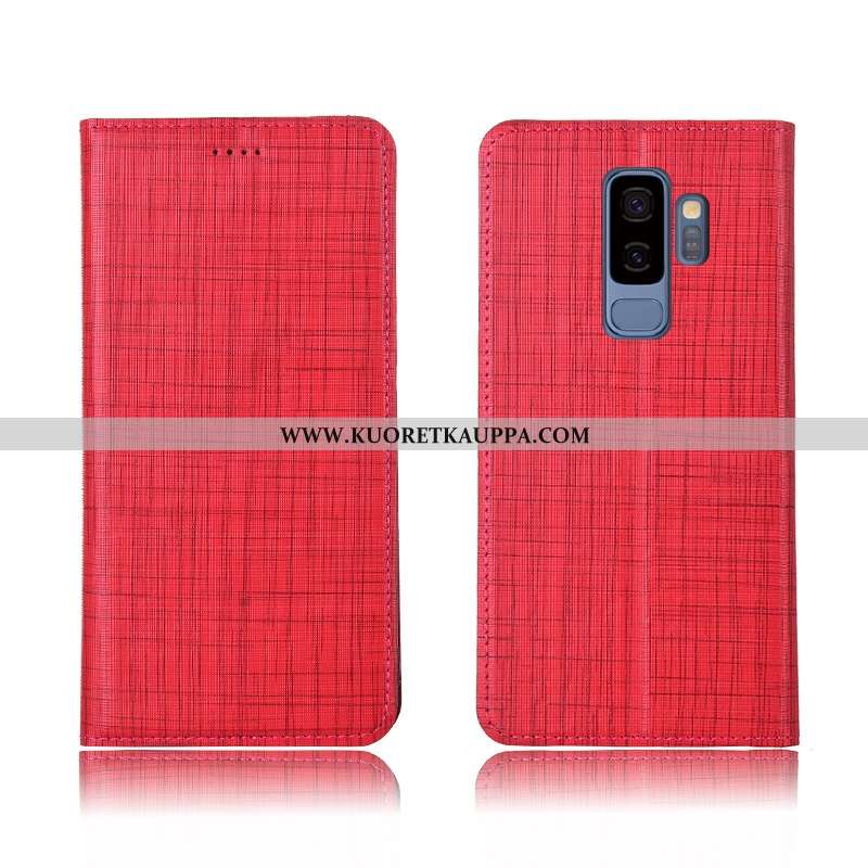 Kuori Samsung Galaxy S9+, Kuoret Samsung Galaxy S9+, Kotelo Samsung Galaxy S9+ Nahkakuori Aito Nahka