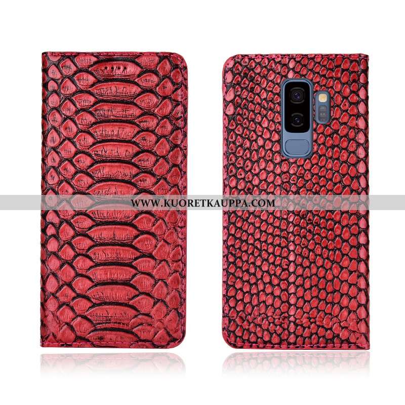 Kuori Samsung Galaxy S9+, Kuoret Samsung Galaxy S9+, Kotelo Samsung Galaxy S9+ Nahkakuori Aito Nahka