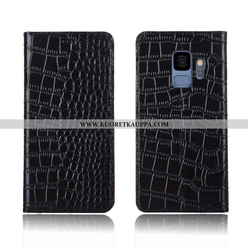 Kuori Samsung Galaxy S9, Kuoret Samsung Galaxy S9, Kotelo Samsung Galaxy S9 Nahkakuori Aito Nahka Su