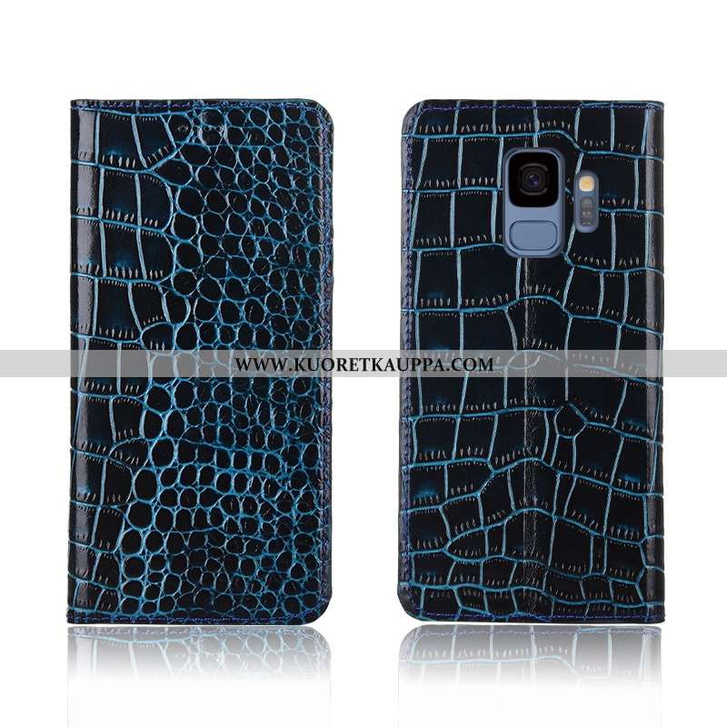 Kuori Samsung Galaxy S9, Kuoret Samsung Galaxy S9, Kotelo Samsung Galaxy S9 Nahkakuori Aito Nahka Su