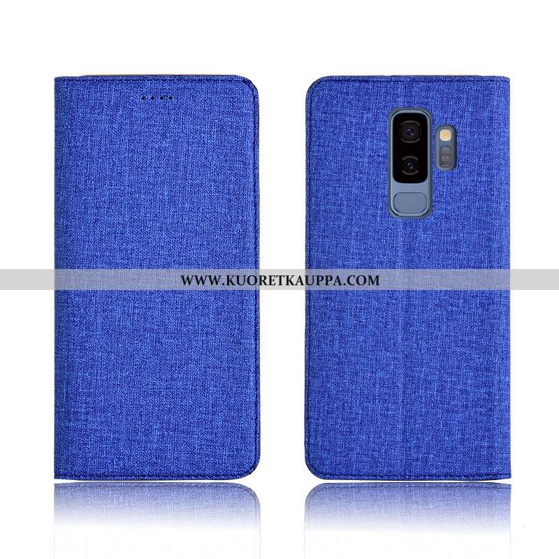 Kuori Samsung Galaxy S9+, Kuoret Samsung Galaxy S9+, Kotelo Samsung Galaxy S9+ Silikoni Suojaus Sini