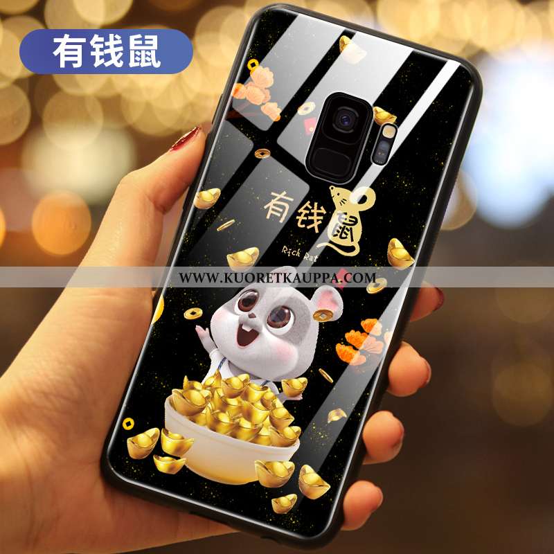 Kuori Samsung Galaxy S9, Kuoret Samsung Galaxy S9, Kotelo Samsung Galaxy S9 Suojaus Lasi Rikkaus Mur