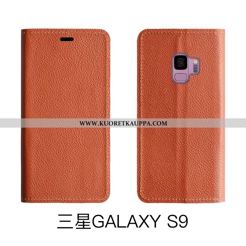 Kuori Samsung Galaxy S9, Kuoret Samsung Galaxy S9, Kotelo Samsung Galaxy S9 Suojaus Nahkakuori Aito 