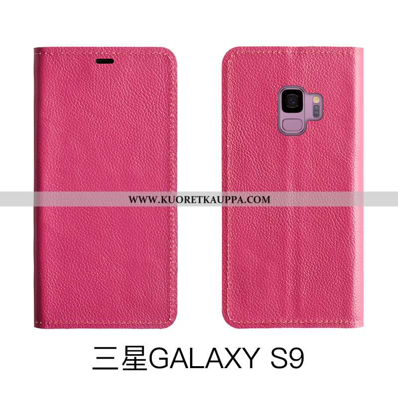 Kuori Samsung Galaxy S9, Kuoret Samsung Galaxy S9, Kotelo Samsung Galaxy S9 Suojaus Nahkakuori Aito 