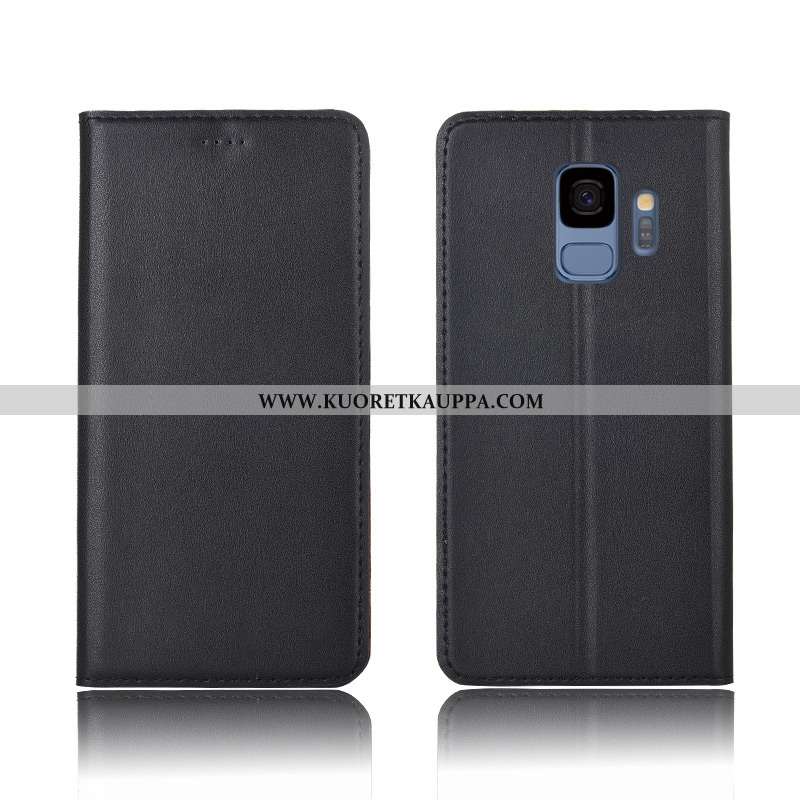 Kuori Samsung Galaxy S9, Kuoret Samsung Galaxy S9, Kotelo Samsung Galaxy S9 Suojaus Nahkakuori Murtu