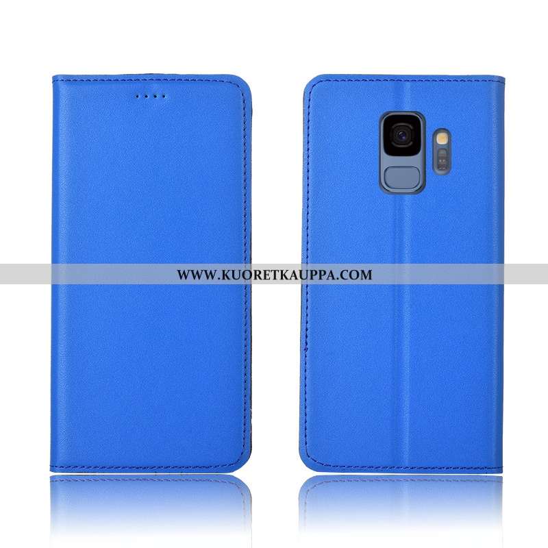 Kuori Samsung Galaxy S9, Kuoret Samsung Galaxy S9, Kotelo Samsung Galaxy S9 Suojaus Nahkakuori Murtu