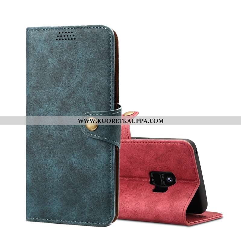 Kuori Samsung Galaxy S9, Kuoret Samsung Galaxy S9, Kotelo Samsung Galaxy S9 Suojaus Nahkakuori Puhel