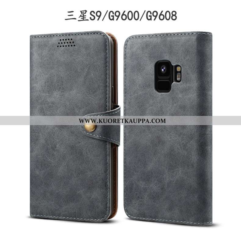 Kuori Samsung Galaxy S9, Kuoret Samsung Galaxy S9, Kotelo Samsung Galaxy S9 Suojaus Nahkakuori Puhel