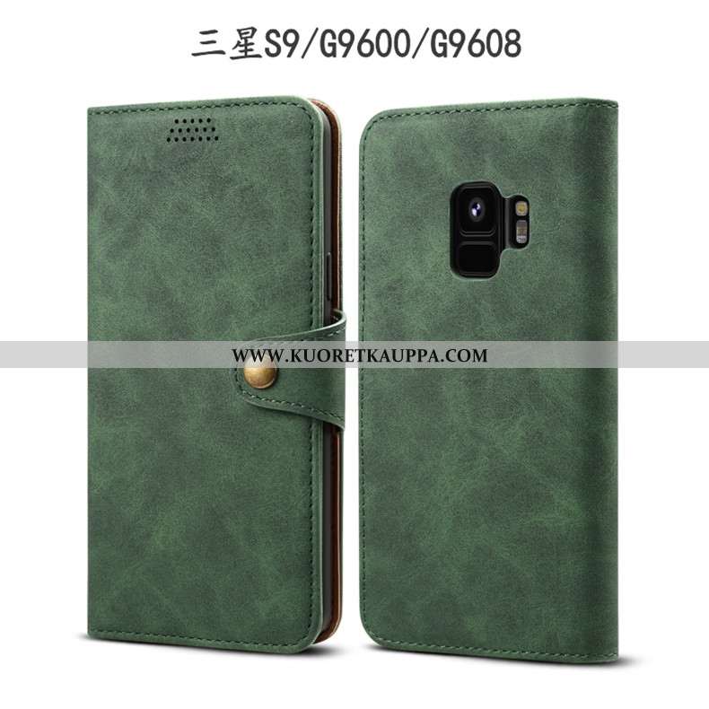 Kuori Samsung Galaxy S9, Kuoret Samsung Galaxy S9, Kotelo Samsung Galaxy S9 Suojaus Nahkakuori Puhel