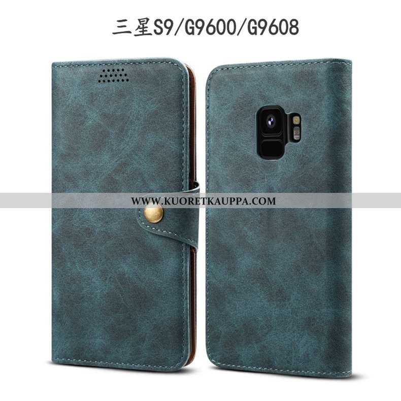 Kuori Samsung Galaxy S9, Kuoret Samsung Galaxy S9, Kotelo Samsung Galaxy S9 Suojaus Nahkakuori Puhel