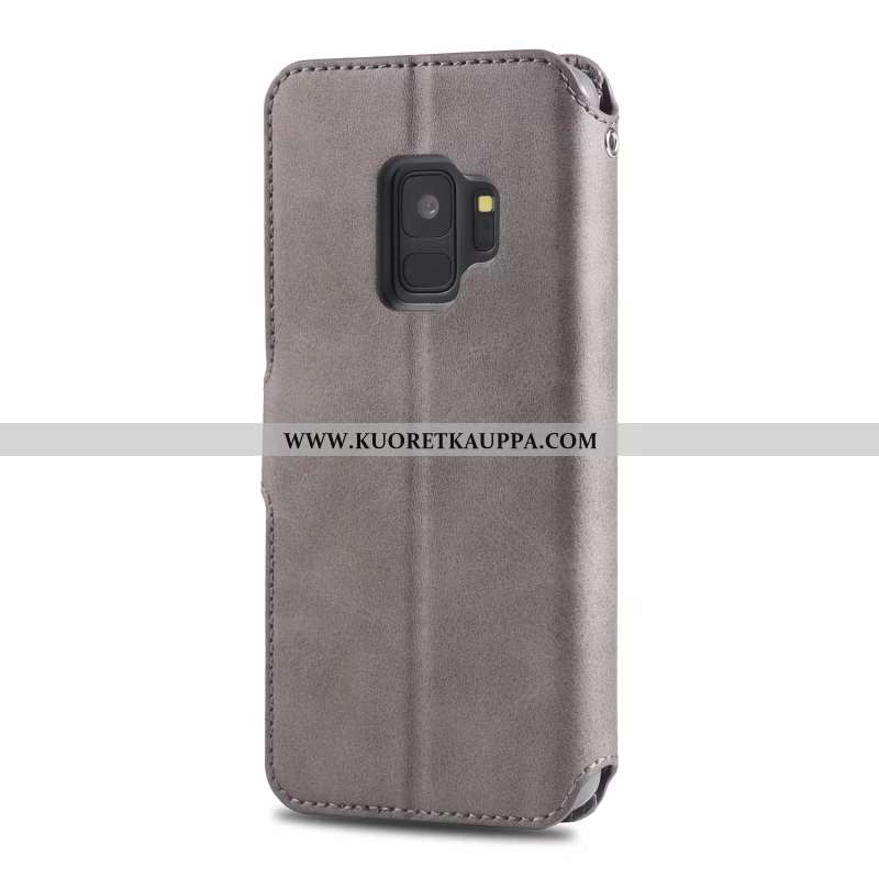 Kuori Samsung Galaxy S9, Kuoret Samsung Galaxy S9, Kotelo Samsung Galaxy S9 Suojaus Nahkakuori Puhel