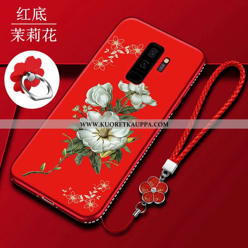 Kuori Samsung Galaxy S9+, Kuoret Samsung Galaxy S9+, Kotelo Samsung Galaxy S9+ Suojaus Pesty Suede M