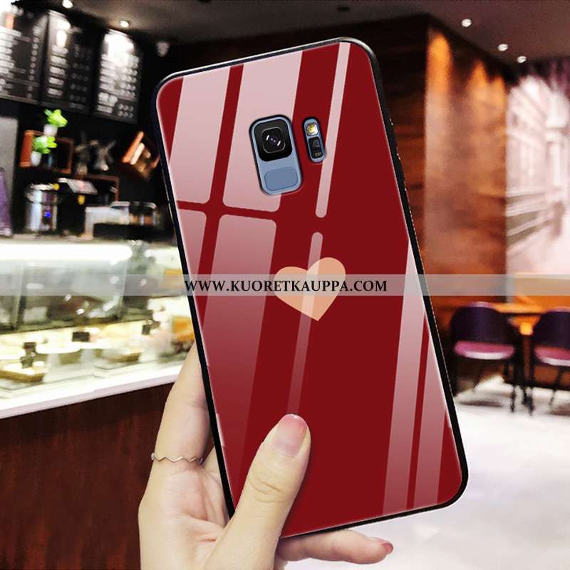 Kuori Samsung Galaxy S9, Kuoret Samsung Galaxy S9, Kotelo Samsung Galaxy S9 Ultra Valo Punainen Puhe