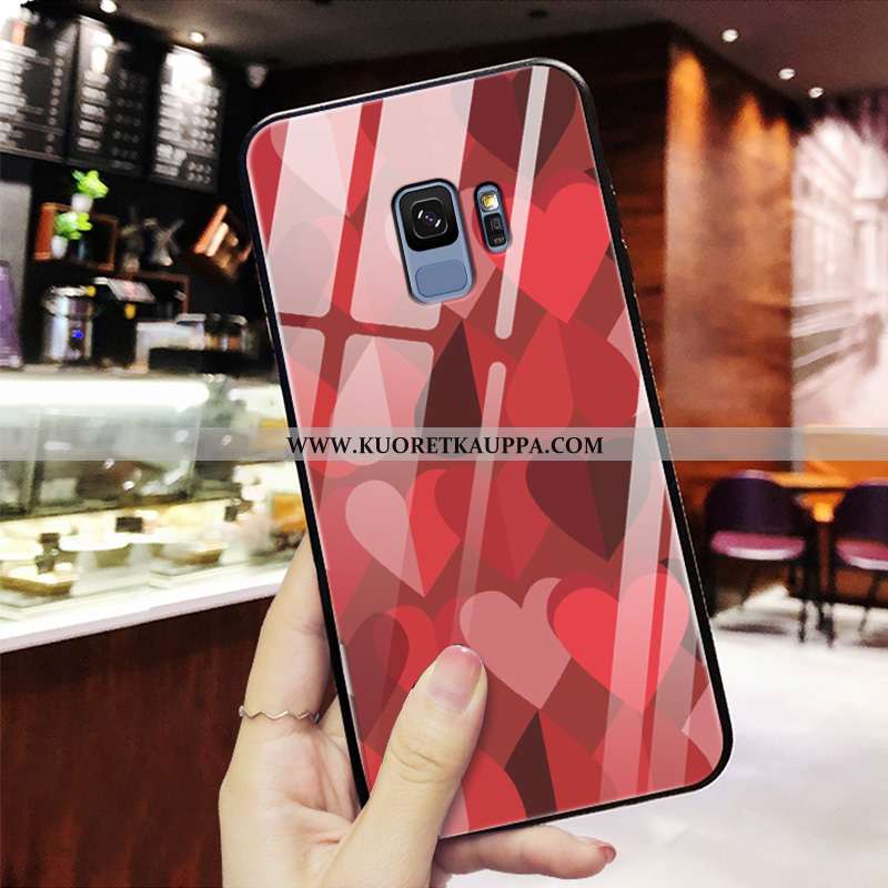 Kuori Samsung Galaxy S9, Kuoret Samsung Galaxy S9, Kotelo Samsung Galaxy S9 Ultra Valo Punainen Puhe