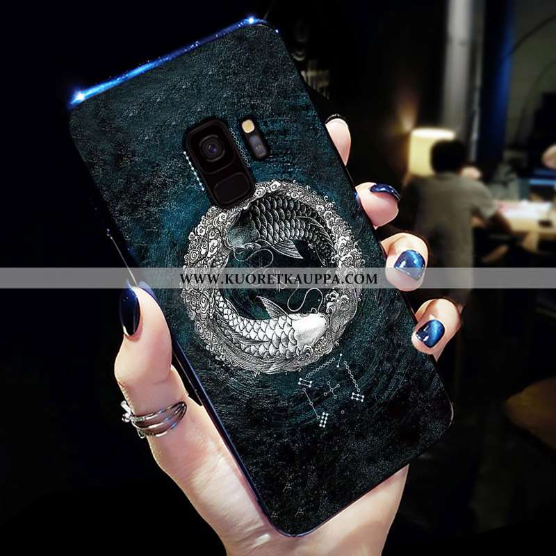 Kuori Samsung Galaxy S9, Kuoret Samsung Galaxy S9, Kotelo Samsung Galaxy S9 Valo Pesty Suede Murtuma