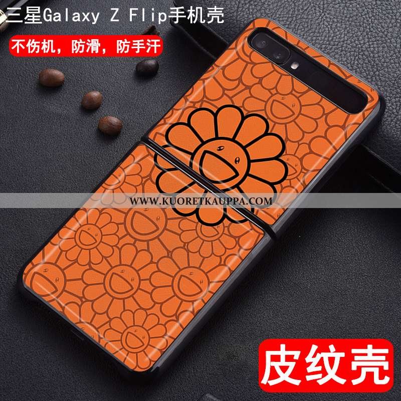 Kuori Samsung Z Flip, Kuoret Samsung Z Flip, Kotelo Samsung Z Flip Kukkakuvio Suuntaus Sarjakuva Per