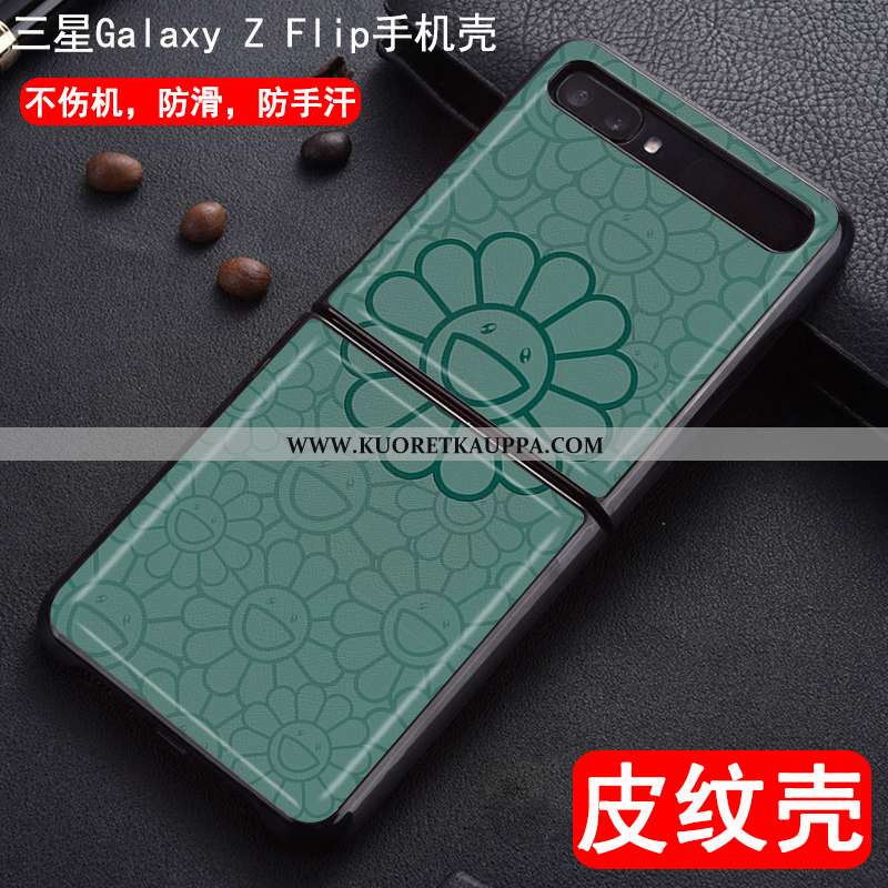 Kuori Samsung Z Flip, Kuoret Samsung Z Flip, Kotelo Samsung Z Flip Kukkakuvio Suuntaus Sarjakuva Per