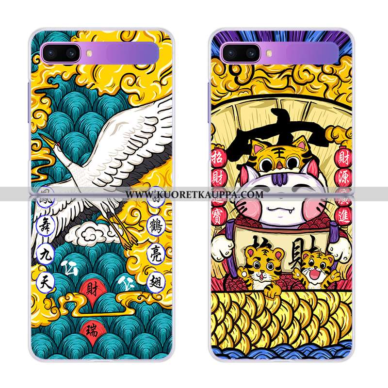 Kuori Samsung Z Flip, Kuoret Samsung Z Flip, Kotelo Samsung Z Flip Läpinäkyvä Suuntaus Kova Tähti Vi