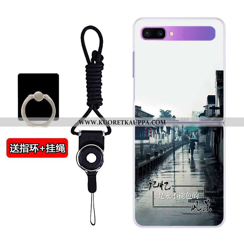 Kuori Samsung Z Flip, Kuoret Samsung Z Flip, Kotelo Samsung Z Flip Läpinäkyvä Tähti Kova Murtumaton 