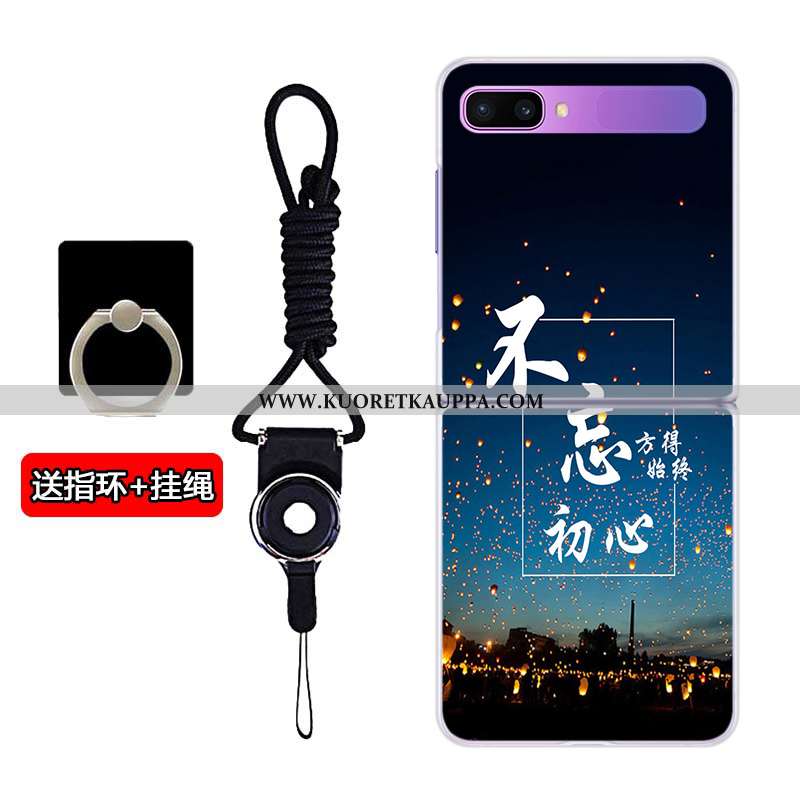 Kuori Samsung Z Flip, Kuoret Samsung Z Flip, Kotelo Samsung Z Flip Läpinäkyvä Tähti Kova Murtumaton 