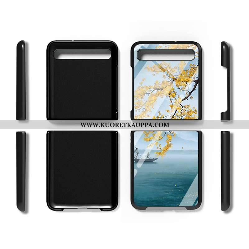 Kuori Samsung Z Flip, Kuoret Samsung Z Flip, Kotelo Samsung Z Flip Persoonallisuus Suojaus Murtumato