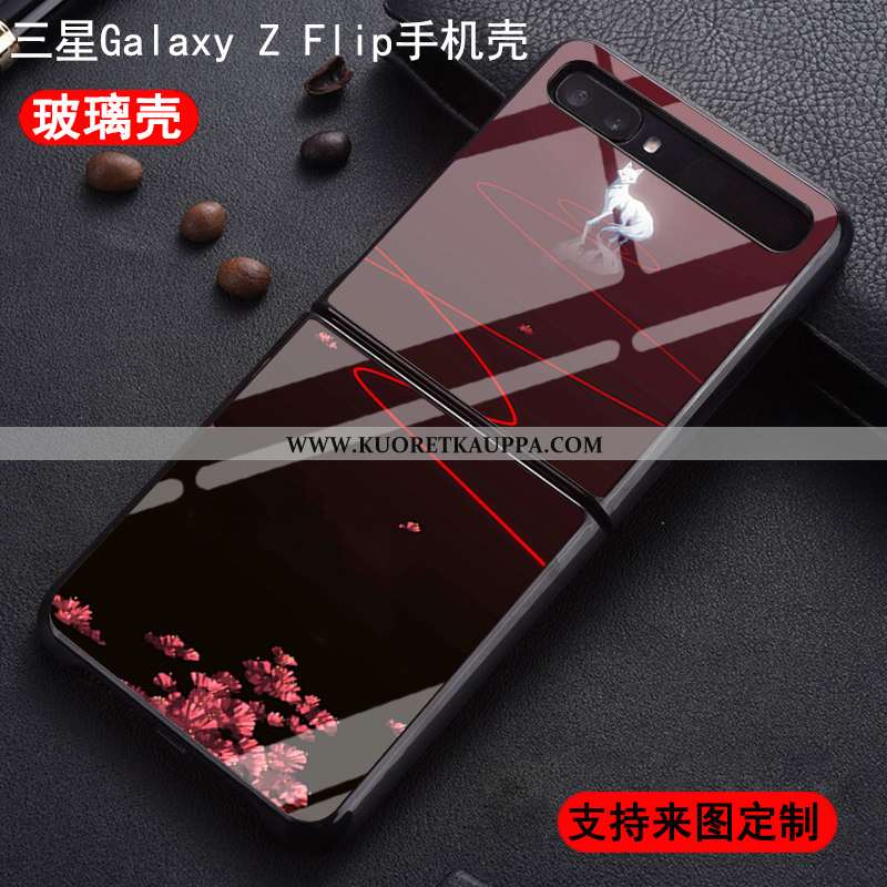 Kuori Samsung Z Flip, Kuoret Samsung Z Flip, Kotelo Samsung Z Flip Persoonallisuus Suojaus Murtumato