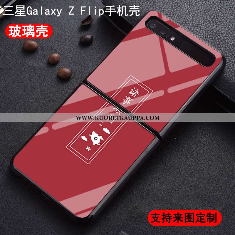 Kuori Samsung Z Flip, Kuoret Samsung Z Flip, Kotelo Samsung Z Flip Persoonallisuus Suuntaus Murtumat