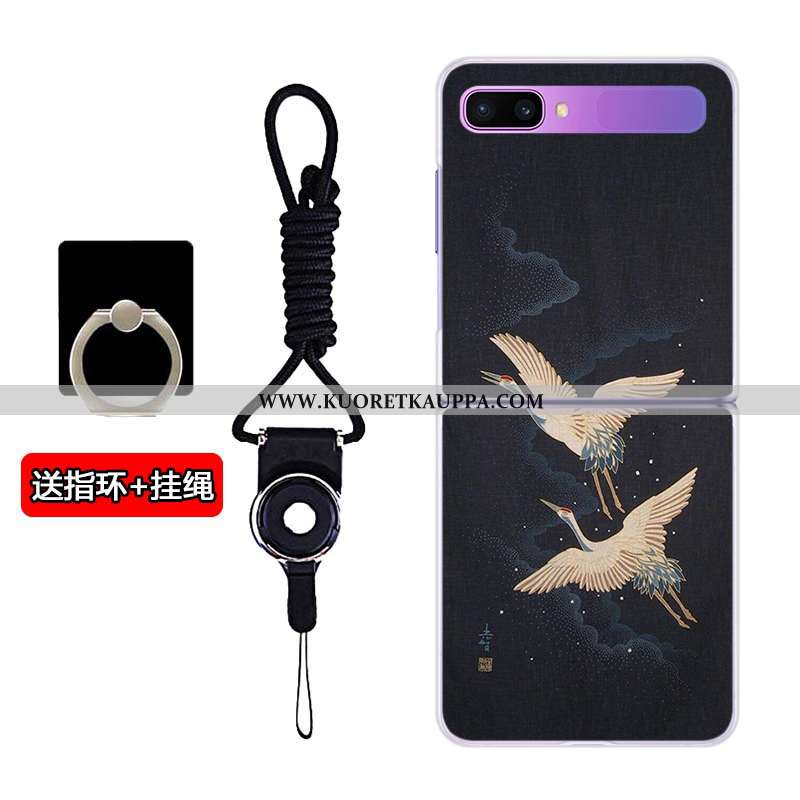 Kuori Samsung Z Flip, Kuoret Samsung Z Flip, Kotelo Samsung Z Flip Sarjakuva Läpinäkyvä Tähti Puheli