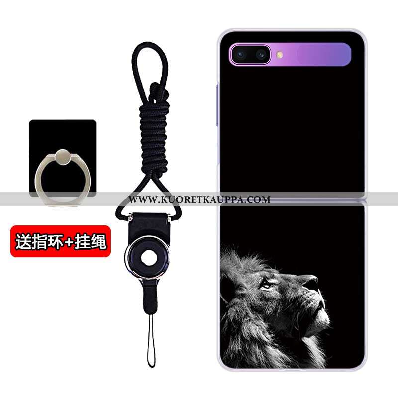 Kuori Samsung Z Flip, Kuoret Samsung Z Flip, Kotelo Samsung Z Flip Sarjakuva Läpinäkyvä Tähti Puheli