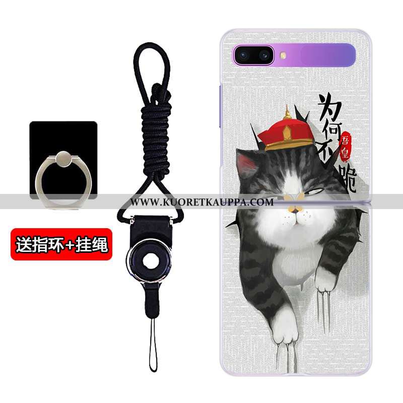 Kuori Samsung Z Flip, Kuoret Samsung Z Flip, Kotelo Samsung Z Flip Sarjakuva Läpinäkyvä Tähti Puheli