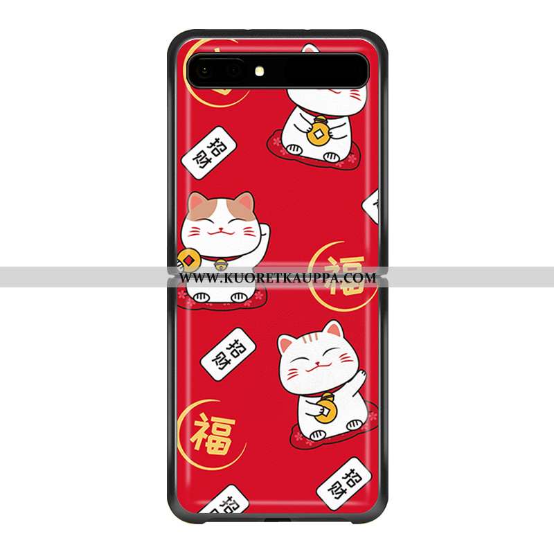 Kuori Samsung Z Flip, Kuoret Samsung Z Flip, Kotelo Samsung Z Flip Suojaus Nahkakuori Maalaus Tähti 