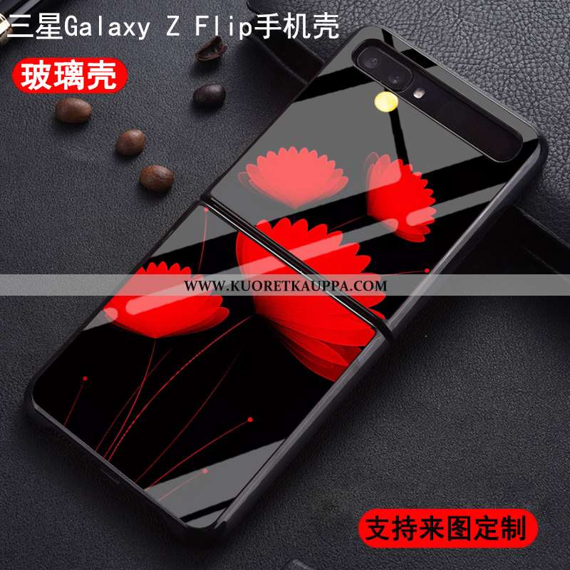 Kuori Samsung Z Flip, Kuoret Samsung Z Flip, Kotelo Samsung Z Flip Suuntaus Suojaus Valkoinen Persoo