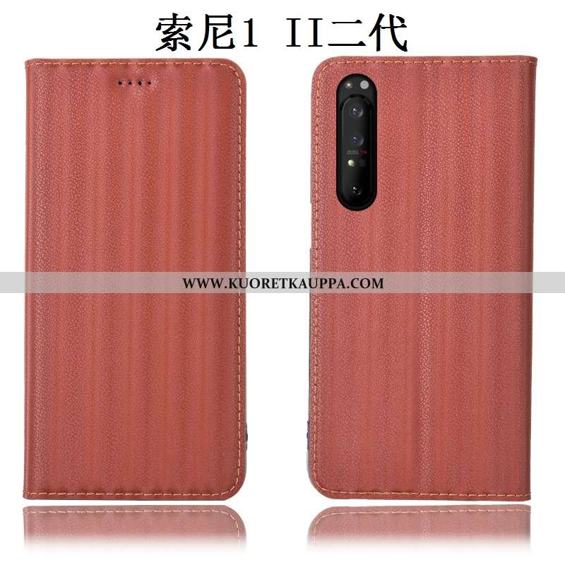 Kuori Sony Xperia 1 Ii, Kuoret Sony Xperia 1 Ii, Kotelo Sony Xperia 1 Ii Aito Nahka Suojaus Puhelime
