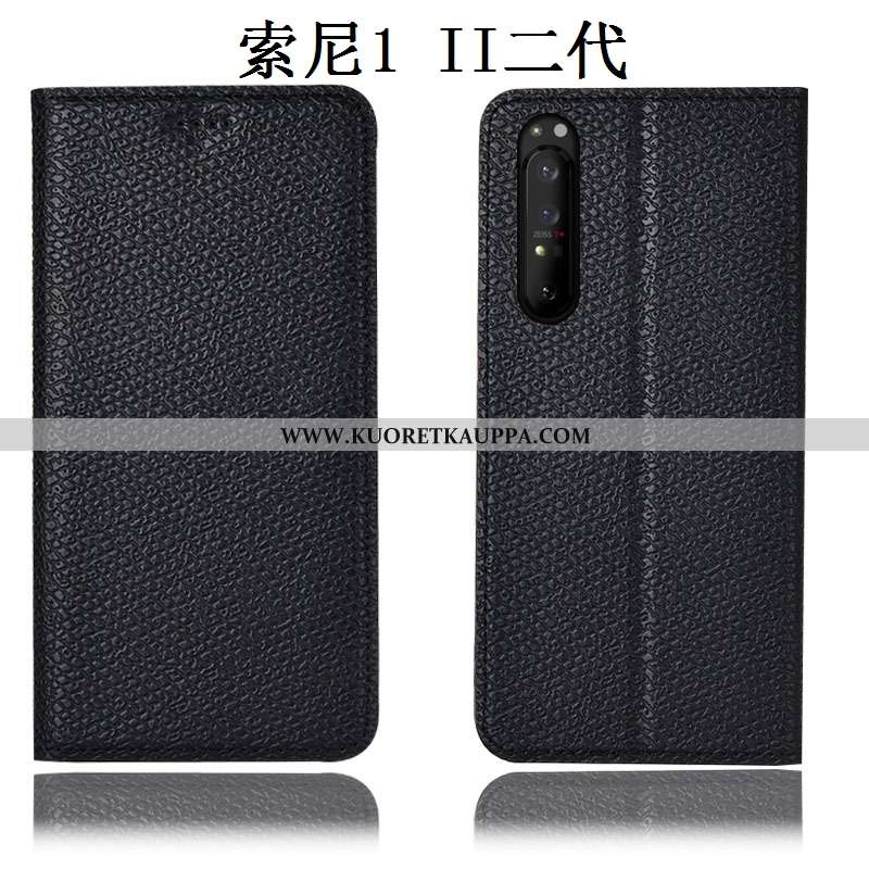 Kuori Sony Xperia 1 Ii, Kuoret Sony Xperia 1 Ii, Kotelo Sony Xperia 1 Ii Kukkakuvio Suojaus Musta Pu