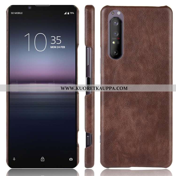 Kuori Sony Xperia 1 Ii, Kuoret Sony Xperia 1 Ii, Kotelo Sony Xperia 1 Ii Nahka Kukkakuvio Suuntaus K