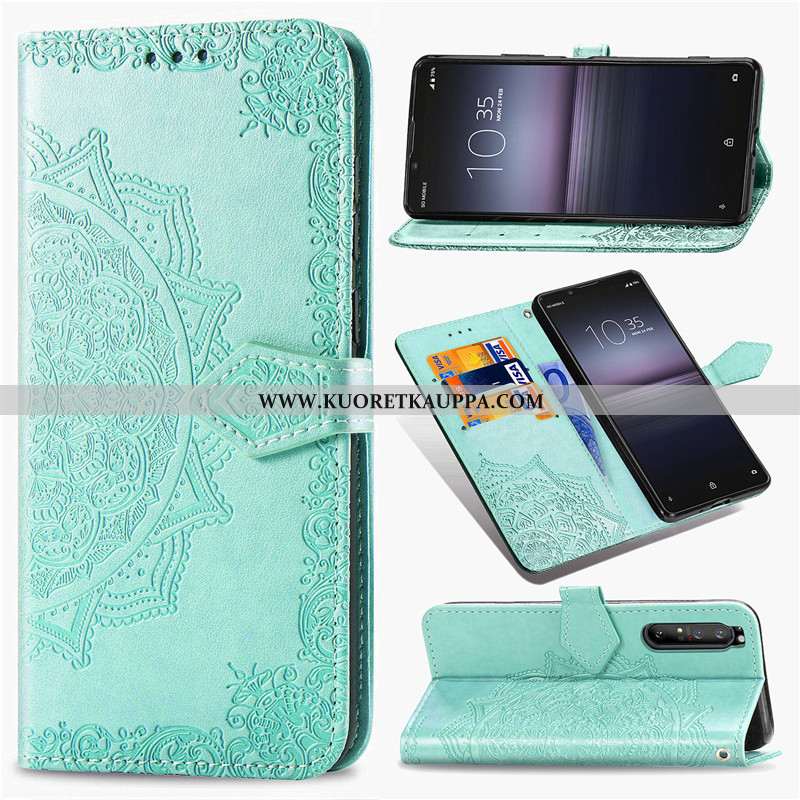 Kuori Sony Xperia 1 Ii, Kuoret Sony Xperia 1 Ii, Kotelo Sony Xperia 1 Ii Nahka Suojaus Kohokuviointi