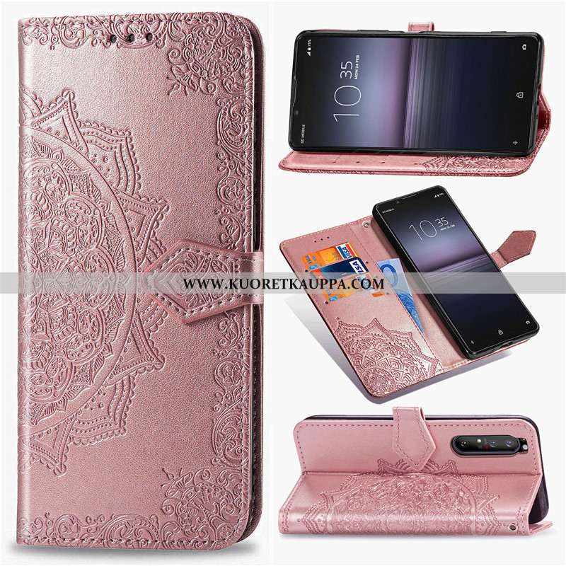 Kuori Sony Xperia 1 Ii, Kuoret Sony Xperia 1 Ii, Kotelo Sony Xperia 1 Ii Nahka Suojaus Kohokuviointi