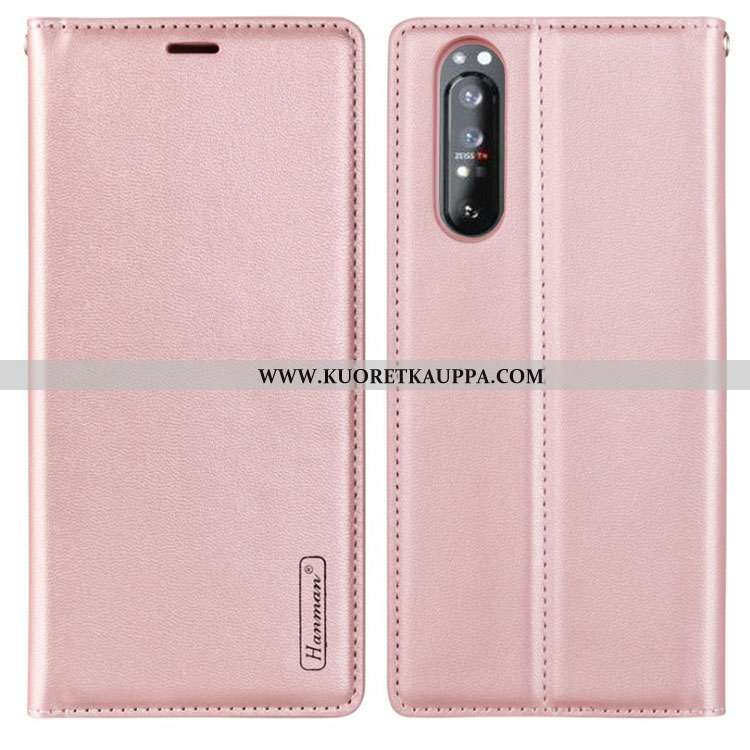 Kuori Sony Xperia 1 Ii, Kuoret Sony Xperia 1 Ii, Kotelo Sony Xperia 1 Ii Nahkakuori Aito Nahka Magne