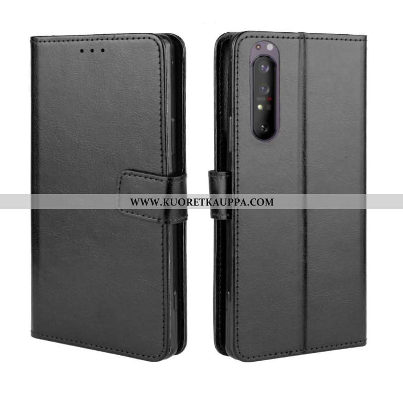 Kuori Sony Xperia 1 Ii, Kuoret Sony Xperia 1 Ii, Kotelo Sony Xperia 1 Ii Nahkakuori Kukkakuvio Suoja