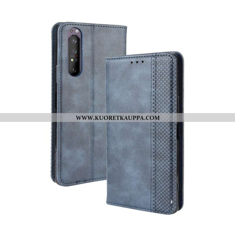 Kuori Sony Xperia 1 Ii, Kuoret Sony Xperia 1 Ii, Kotelo Sony Xperia 1 Ii Nahkakuori Suojaus Puhelime