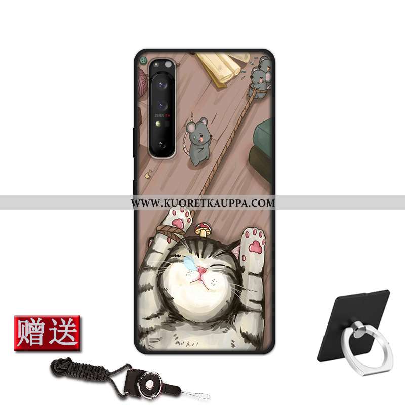 Kuori Sony Xperia 1 Ii, Kuoret Sony Xperia 1 Ii, Kotelo Sony Xperia 1 Ii Pesty Suede Pehmeä Neste Si