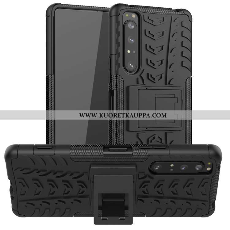Kuori Sony Xperia 1 Ii, Kuoret Sony Xperia 1 Ii, Kotelo Sony Xperia 1 Ii Suojaus Tuki Musta All Incl