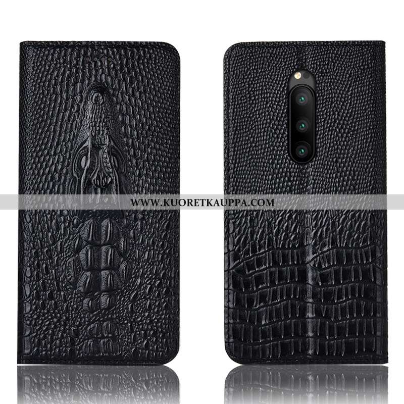 Kuori Sony Xperia 1, Kuoret Sony Xperia 1, Kotelo Sony Xperia 1 Aito Nahka Suojaus Puhelimen Keltain